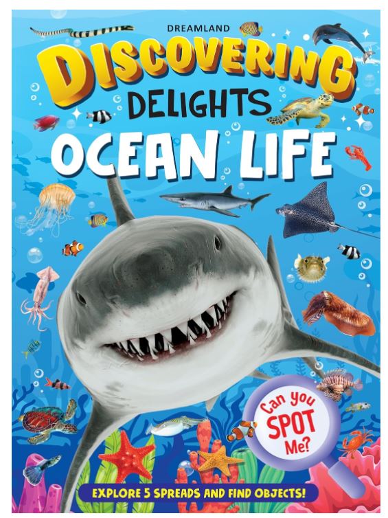 Ocean Life Discovering Delights Flap Book for Kids